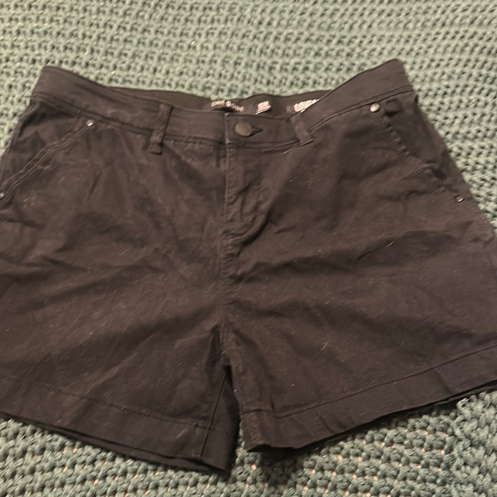 one 5 one Black Jean Shorts Classic Style
